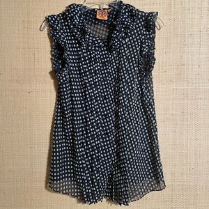 Tory Burch Silk Sleeveless Blouse